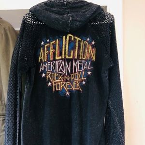 Affliction sweater top